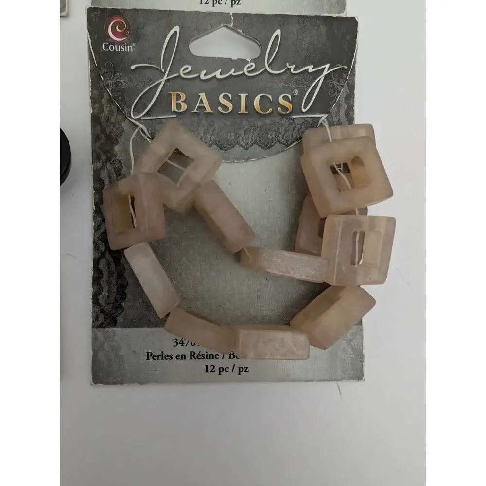 Cousin Jewelry Basics Resin Beads Mixed Lot Jewelry Making Supplies
